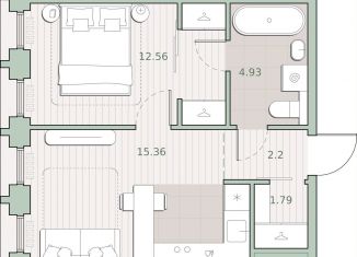 Продаю однокомнатную квартиру, 36.8 м2, Москва, район Кунцево