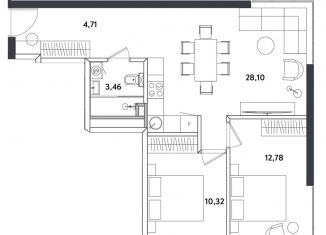 Продам трехкомнатную квартиру, 60.6 м2, Москва, Окружной проезд, 10Б, район Соколиная Гора