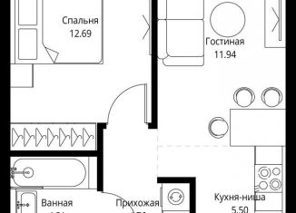 Продаю 1-комнатную квартиру, 39.1 м2, Москва, метро ВДНХ, проспект Мира, 186Ас1