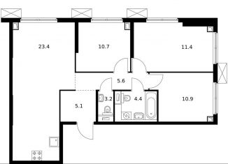 Продажа 3-ком. квартиры, 80.2 м2, Москва, СВАО