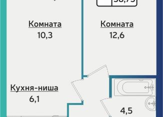 Продажа двухкомнатной квартиры, 38.8 м2, Удмуртия, Южная улица