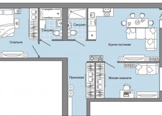 Продажа 3-ком. квартиры, 73 м2, Удмуртия, улица Строителя Николая Шишкина, 11/2