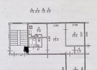 Продаю 3-ком. квартиру, 55.4 м2, Колпино, Адмиралтейская улица, 17