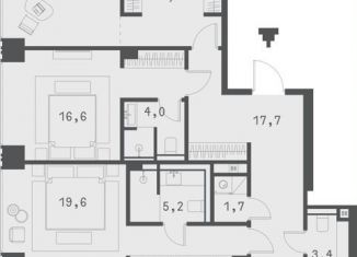 Продается 3-комнатная квартира, 165.3 м2, Москва, Садовая-Сухаревская улица, 14с1