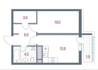 Продам однокомнатную квартиру, 37 м2, Московская область, микрорайон Новые Котельники, 11