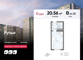 Продам квартиру студию, 20.6 м2, Санкт-Петербург, метро Академическая