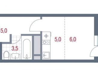 Продаю квартиру студию, 21 м2, Котельники, микрорайон Новые Котельники, 11