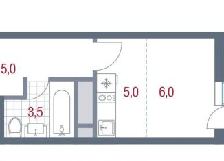 Продаю квартиру студию, 21 м2, Котельники, микрорайон Новые Котельники, 11