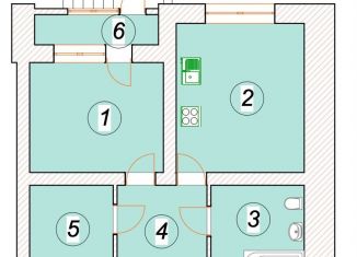 Продается 1-ком. квартира, 54.9 м2, Ульяновская область, Мелекесская улица, 4к4-А