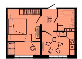 Продам 1-ком. квартиру, 35.2 м2, Ленинградская область, Железнодорожная улица, 41к3