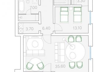 Продам 2-ком. квартиру, 141.3 м2, Москва, Софийская набережная, 34с3