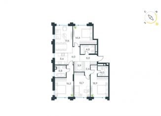 Продажа 5-ком. квартиры, 114.4 м2, Москва