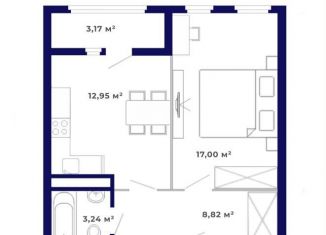 Продам 1-ком. квартиру, 45.2 м2, Иркутская область