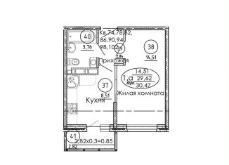 Продажа 1-комнатной квартиры, 30.5 м2, Адыгея