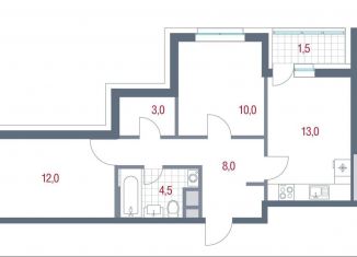 Продаю 2-ком. квартиру, 52 м2, Котельники, микрорайон Новые Котельники, 11