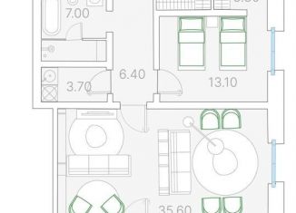 Продам двухкомнатную квартиру, 140.9 м2, Москва, метро Новокузнецкая, Софийская набережная, 34с3