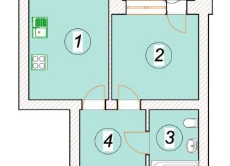 Продается 1-ком. квартира, 41.9 м2, Ульяновск, Мелекесская улица, 4к4-А