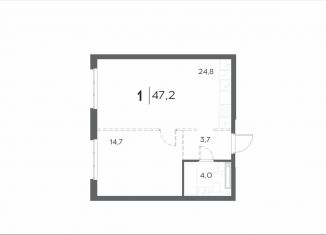 Продажа 1-ком. квартиры, 47.2 м2, Пензенская область