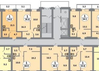 Продаю двухкомнатную квартиру, 34.8 м2, Красноярск, Советский район, проспект 60 лет Образования СССР, 48