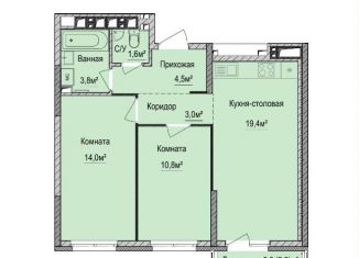 Продается 3-ком. квартира, 58 м2, Ижевск