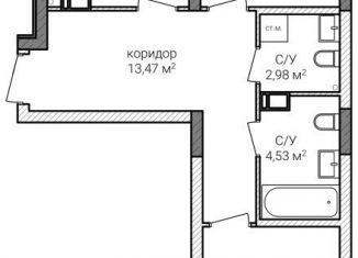 Продажа 2-комнатной квартиры, 70.5 м2, Нижний Новгород, Советский район