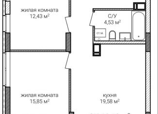 Продаю 2-ком. квартиру, 63.1 м2, Нижний Новгород