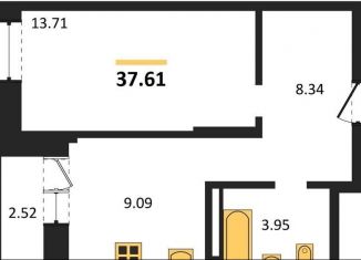 Продажа 1-комнатной квартиры, 37.6 м2, Новосибирск, метро Заельцовская