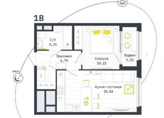 Продажа 1-ком. квартиры, 41.7 м2, Рязань, Шереметьевская улица, 12к4