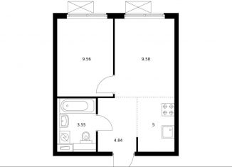 Продажа 1-ком. квартиры, 32.5 м2, городской посёлок Янино-1, жилой комплекс Янинский Лес, 6