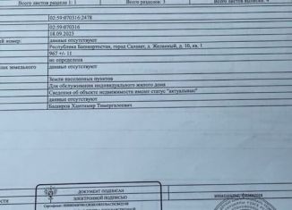 Продаю участок, 7 сот., Салават, Желанная улица