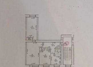 Продажа 3-комнатной квартиры, 70 м2, Россошь, улица Жуковского, 12