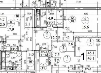 Продается квартира свободная планировка, 74.2 м2, Москва, Южнопортовый район, улица Мельникова, 3к1