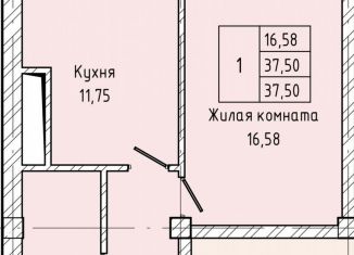 Продам 1-комнатную квартиру, 37.5 м2, Кабардино-Балкариия, улица Атажукина, 10Б