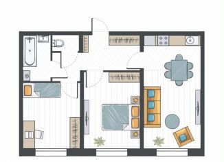 Продам 3-комнатную квартиру, 56.9 м2, Кировская область, Чистопрудненская улица, 17