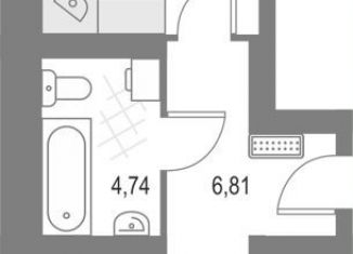 Однокомнатная квартира на продажу, 42.6 м2, Кировская область