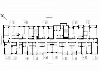 Продажа двухкомнатной квартиры, 63.1 м2, Екатеринбург, ЖК Уральский