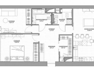 Трехкомнатная квартира на продажу, 100 м2, Москва, Маломосковская улица, 14