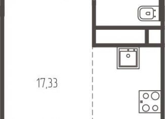 Продам квартиру студию, 29.5 м2, Пермский край, Заводская улица, 1