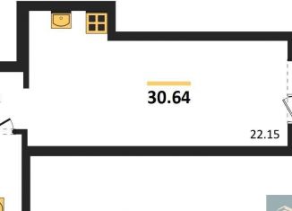 Квартира на продажу студия, 30.6 м2, Воронеж, Покровская улица, 19