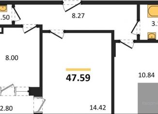 Продам 2-комнатную квартиру, 47.6 м2, Воронеж, Советский район