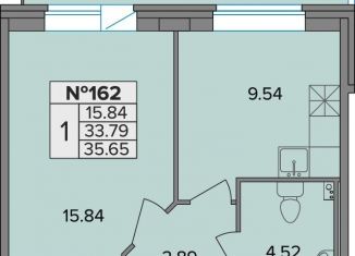 Продаю 1-ком. квартиру, 35.7 м2, посёлок Шушары