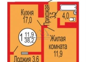 Продается 1-ком. квартира, 38.2 м2, Оренбургская область, Уральская улица, 2/24