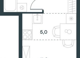 Продаю квартиру студию, 25.3 м2, Москва, метро Профсоюзная, Профсоюзная улица, 2/22