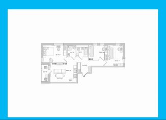 Продажа 3-ком. квартиры, 74.3 м2, Мурино, улица Шоссе в Лаврики, 51