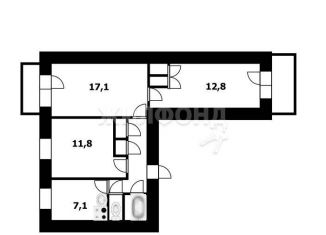 Продажа 3-ком. квартиры, 60.6 м2, Бердск, Вокзальная улица, 2