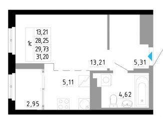 Продаю квартиру студию, 29.7 м2, Алтайский край, Походная улица, 1