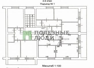 Продам 2-комнатную квартиру, 42.9 м2, Самарская область, Троекуровская улица, 61