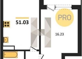 Продаю однокомнатную квартиру, 51 м2, Воронеж, Московский проспект, 132