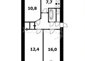 Продажа 3-ком. квартиры, 58.8 м2, Новосибирск, улица Доватора, 35/1