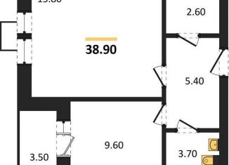 Продаю 1-ком. квартиру, 38.9 м2, Воронеж, улица Загоровского, 9/2